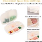 Pill Organizer Container Small Travel Pill Box Daily Pill Case Medicine Holder