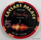 Ltd Gaming Poker Chip Celine Dion Caesar s Palace Casino  5 Las Vegas