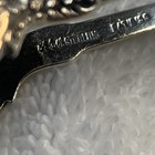 Antique Sterling Silver Claw Foot Flowers Sugar Tongs  4 1 8 Long  not Scrap 