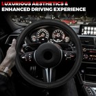 Funda Para Volante De Auto Estilo Deportivo Piel De Microfibra Duradera Accesori
