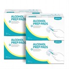 Large Alcohol Prep Pads 70  Isopropyl  Individually Wrapped Wipes  200 Count  Fi