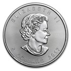 2017 Canada 1 Oz Silver Maple Leaf Gem Bu