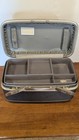 Vintage Samsonite Gray Travel Train Case Makeup Case