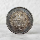 1840 Buffalo One Dollar Silver Coin Old Us Rare Collectible Commemorative