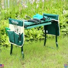 Heavy Duty Garden Kneeler   Seat  Foldable Stool With Eva Foam Pad   Tool