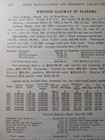  1898 Train Report Western Railway Of Alabama Selma Al West Point Ga Railroad 