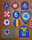 Lot Of Wwii Vintage Us Army Uniform Patches Armies Commands Misc Units