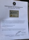 Seth Bullock - Sheriff Of Deadwood - Old West Legend - Signed Stock Certificate
