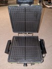 Vintage Sears Avocado Green Waffle Maker   Grill Waffler Tested Nice Condition 