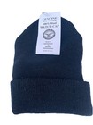 Us Military Style Made The Usa  100  Wool Knit Beanie Watch Cap Navy   Black New
