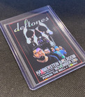 Deftones Mini Concert Poster Card In Toploader Memorabilia Cd