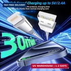 Phone Charger 3pack 10ft Apple Mfi Certified Long Lightning Cable Fast Charging