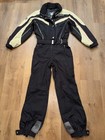 Descente Ski Suit Snowsuit Womens 16 One Piece Snow Bib Vtg Jumpsuit Waterproof