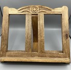 Wood Adjustable Book Bible Cookbook Stand Holder Picture Stand Farmhouse