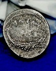   scarce   2 000 Yr Old Mark Antony Silver Roman Ar Denarius 32-31 Bce 