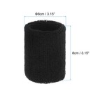 8pack Wrist Sweatbands Colorful Sports Wristbands Sweatbands Wrist Black