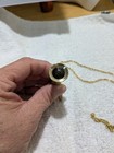 Vintage Mini Brass Kaleidoscope On Necklace Handmade By Artesian