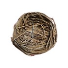 Bird Nest Natural Woven Brown Twigs 1-3 4  Nests Humming Bird Size Floral Craft