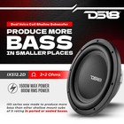 Ds18 Ixs12 2d 12  Car Subwoofer Shallow Mount 1600w Max 800w Rms Dvc 2   2 Ohms