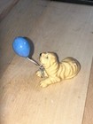 Vtg Retired Hagen Renaker Miniature Made In Usa 1995 Shar Pei Dog With Balloon