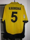  Deportivo Alaves 02-03 Match Worn game Used Soccer Jersey - Karmona  La Liga