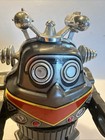 1960s-70s Yone Japan Yone Toy Tin Plastic Robot Wind Up   Works 