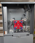      Square D Homeline 200a Meter Base Main Breaker Panel 208y 120v Rc816f200c