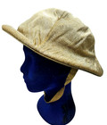 Wonderful Vintage Antique Brooks-van-horn Handmade Gold Lame  Safari Theatre Hat