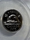 1975 Canada 5 Cents Proof Like Graded Ms 69 By Anacs