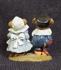 1990 Wff Wee Forest Folk M-169 Hans   Greta Ap Retired
