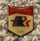 Vintage 1984 Los Angeles Olympics Budweiser Beer Advertisment Sponsor Pin