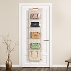 Syeeiex Hanging Handbag Purse Organizer With Zippers  5 Mesh Shelve    Fast Ship