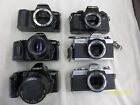 6 - Vintage Minolta  Camera Lot    2  Lenses  Untested Sold As Is