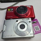 Lot Of 14 For Parts - Digital Cameras Nikon Kodak Fuji Olympus Sony