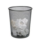  Trash Can  16 65l  4 4 Gal   Waste Paper Basket Round  Office  Single Black