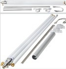 Omni-directional Vhf Uhf Base Station Antenna White Aluminum 47in 