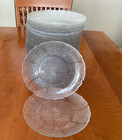 50 Carlisle 6954-pc Nsf Petal Mist Clear Plate 7 5 8    Used Once For A  Wedding