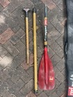 Red Paddle Co  Sup Paddle  Stand Up Board Adjustable 3 Piece With Bag Bamboo