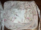 Vintage Rachel Ashwell Shabby Chic Floral Short Apron Rare Lot Of 2  Pink   Blue