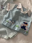 Vintage Retro Baby Boy Clothes Lot Romper Preppy Spring Summer Overalls 3 6 9 M