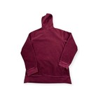 Art Class Boys Burgundy Faux Fur Fleece Quarter Zip Hoodie L 12 14