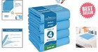 Washable Underpads 34  X 36  Pack Of 4 Waterproof Reusable Heavy Absorb Bed Pads