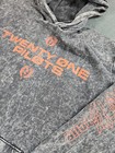 Twenty One Pilots Hoodie Small Gray Acid Wash Bandito Tour Official Merch