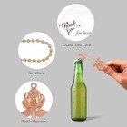 100 Sets Rose Flower Shaped Keys Wedding Favors Gift For Guest Bulk  rose Gold 