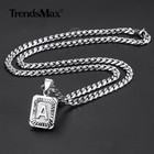 Silver Plated Initial Letter Alphabet Pendant Necklace 3mm Curb Chain 16-22 Inch