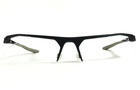Nike Eyeglasses Frames 8050 003 Matte Black Rectangle Half Rim 57-18-145