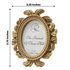 Gold 4 Mini 4  Baroque Oval Picture Frames Wedding Favors Party Event Supplies