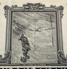 1926 Northwestern Bell Telephone Co  Stock Cert  Spirit Of Service Vignette 