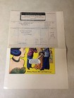 First Love  2 Cover Art Original Comic Cover Proof 1949 Invoice Rare Romance