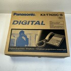 New Panasonic Kx-t7420c 12-button Digital Phone Black